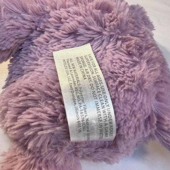 Warmies Microwavable Plush Lavender Hippo 13" X8”x 6” Scented Cozy Heat Pack - Picture 7 of 7